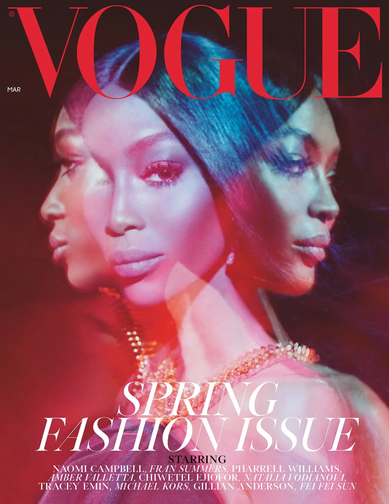Naomi Campbell Covers British Vogue March 2019, Lensed By Steven